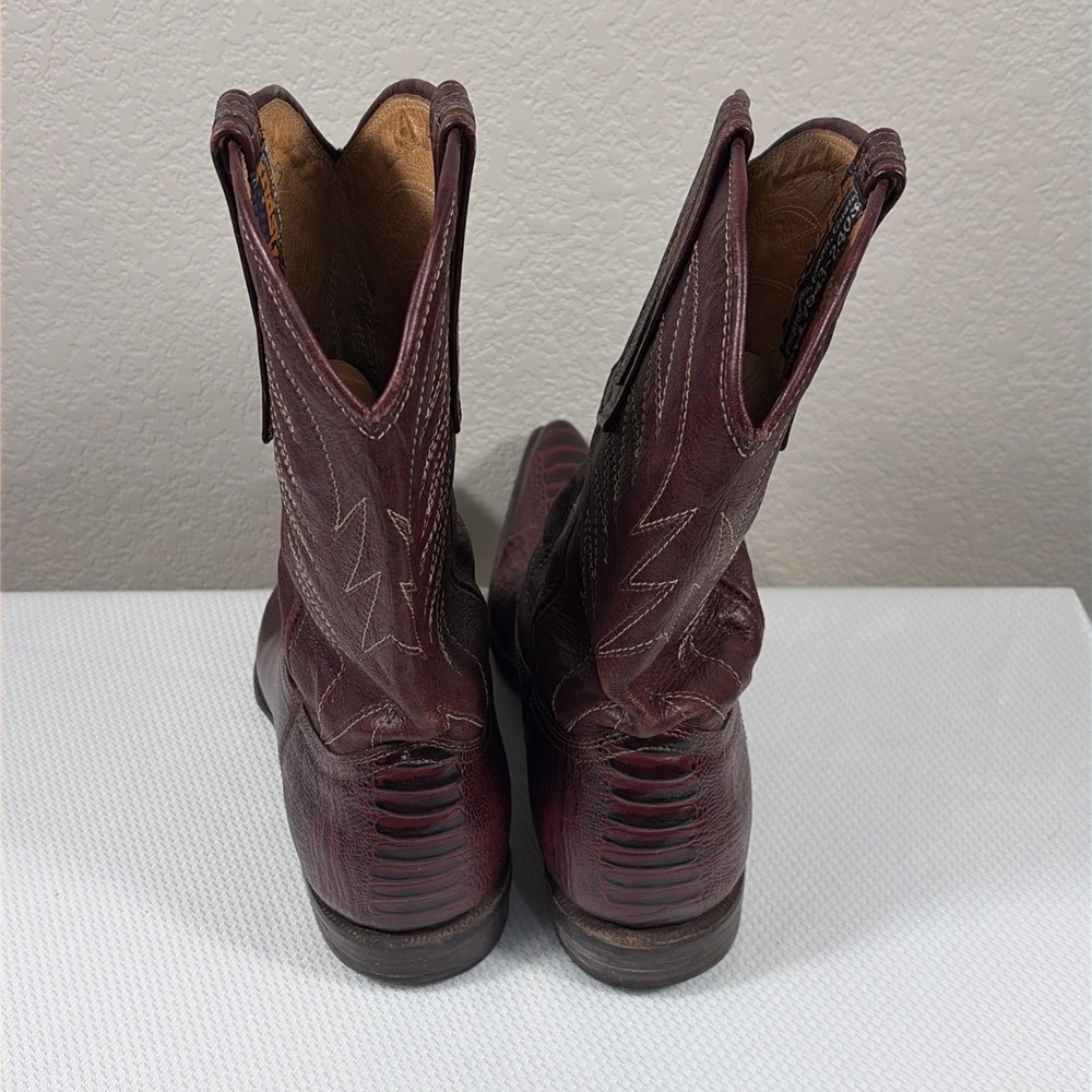 Botas San Crispin Guatemala Made Cowboy Boots Size 39 / Mens 6.5 - Picture 10 of 10